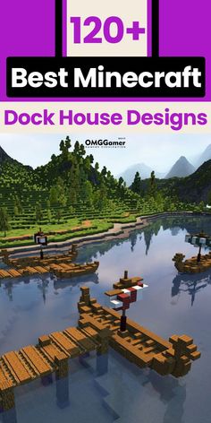 the best minecraft dock house designs for pc, mac and linux - cover / packs