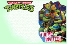 ninja tmnt tortugas mutant invitaciones invitacion ninjas word tkb invite tarjetas idea fiesta heritagechristiancollege imrpimir Turtle Invitations, Ninja Turtle Invitations, Ninja Invitations, Ninja Turtles Birthday, Mutant Ninja Turtles Party, Turtle Birthday Parties, Tmnt Birthday, Ninja Turtles Birthday Party