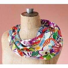 New | Latest Arrivals | Culture Vulture Gather Round, Scarf Necklace, Flower Market, Textiles, The World