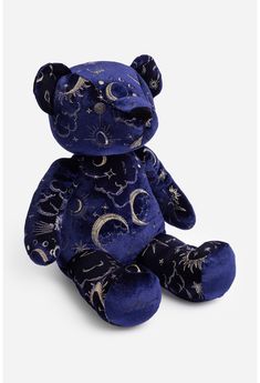 Buy CELESTIN EMBROIDERED VELVET BEAR | Johnny Was Home Lounge, Handbag Boutique, Random Crafts, Embroidered Velvet, Navy Velvet, Boho Chic Outfits, Holiday Stockings, Valentines Day Birthday, Bear Stuffed Animal