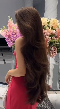 Long Pretty Hair Aesthetic, Waist Long Hair, Very Long Brown Hair, Long Long Hair, Short Hair Curly, Black Long Hair, Long Hair Curly, Thick Long Hair