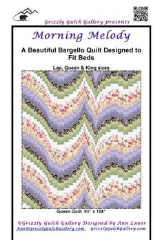 the front cover of a book with an image of a quilted pattern on it