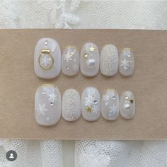 Winter Nails, Pearl Earrings, Instagram Photos