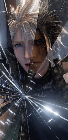 Zack Fair, 3d Blender, Final Fantasy Vii, Final Fantasy, I Love Him, Initials, On Twitter, Twitter, Glass