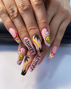 Trippy Nails, Press Ons, Nail Art Inspiration, Perfect Nails, Nails Nailart