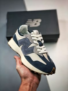 New Balance 327 White, 327 New Balance, Navy New Balance, Black Outfit Men, Grey New Balance, New Balance Womens, Trendy Womens Shoes