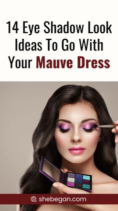 Pale Purple, Mauve Dress, Dress Makeup, Purple Hues, Look Stylish, Eye Shadow