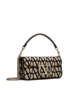 Valentino Garavani Monogram Shoulder Bag - Farfetch Valentino Bag Handbags, Valentino Purse, Judith Leiber Bags, Valentino Bag, Valentino Garavani Bag, Leopard Bag, Limited Edition Bag, Dream Gift, Monogram Pattern