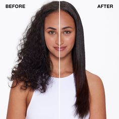 A heat-protective blowout spray that mimics the smooth, frizz-free results of a keratin treatment. 100% agreed their hair looked like they got a keratin treatment at a salon.*Same best selling formula, even better bottle* Hair Frizz Control, Shine Hair, Natural Hair Mask, Silky Smooth Hair, Good Behavior, Hair Frizz, Soften Hair, Brittle Hair, Happy Hair