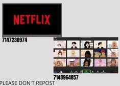 an image of a group of people with netflix on the screen and text that reads, please don't repost