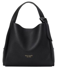 Pebbled Leather Crossbody Bag, Medium Sized Bags, Medium Tote, Crossbody Tote, Daily Essentials, Black Cross Body Bag, Open Top, Black Tote Bag, Kate Spade Bag