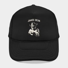 James Dean Retro -- Choose from our vast selection of Trucker hats to match with your favorite design to make the perfect custom graphic Hat. Customize your color! For men and women. James Dean, Quality Hats, Hats For Sale, Trucker Hats, Dean, Trucker Hat, The Internet, Globe, Internet