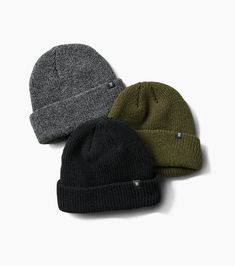 Shop the Roark Turk's men's beanie at the official Roark Revival online store. Black/Military/Heather Grey Tight ribbed knit construction Fold-over cuff Brand... Roark Revival, Men's Beanie, Welcome To The Team, Mens Beanie, Sleeve Men, Helly Hansen, Caps For Women, Beanie Hats