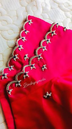 Simple Work Designs, Simple Zardosi Work Designs, Latest Simple Blouse Work Designs, Simple Handwork Blouse Design, Latest Bridal Blouse Designs, Best Blouse Designs, Traditional Blouse Designs