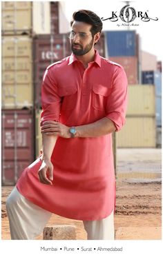 Latest collections of kurta's especially for Ramadan #Ramadanspecial #kora #korabynm #Mumbai #Pune #Surat #Ahmedabad #DressRightForRamadan Panjabi Look, Vintage Wedding Suits, Pathani For Men, Long Shirt Men, Design Kurta