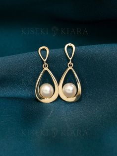 NOT GOLD PLATED, NOT GOLD FILLED! All our jewelry are stamped with a gold hallmark to certify the metal purity of the item. Product Details ☑14K SOLID GOLD ☑FRESHWATER PEARL: 4.7MM ☑DIMENSION: 12.8x7.8MM 💓Tarnish resistant and sweat resistant  💓Hypoallergenic, made without lead, nickel and cadmium Gold Information *9K gold is 9 parts pure gold or 37.5% pure. *10K gold is 10 parts pure gold or 41.7% pure. *14K gold is 14 parts pure gold or 58.5% pure. *18K gold is 18 parts pure gold or 75% pure Formal Teardrop Bridal Earrings Pierced, Formal Teardrop Pierced Bridal Earrings, Formal Teardrop Bridal Earrings, Formal Teardrop Pearl Earrings Fine Jewelry, Formal Gold Jewelry With Pearl Drop, Rose Gold Pear-shaped Earrings For Anniversary, Formal Gold Pearl Drop Jewelry, Elegant White Gold Earrings Stamped 14k, Gold-plated Yellow Gold Bridal Earrings For Formal Occasions