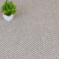 a potted plant sitting on top of a carpet next to a white vase filled with green plants