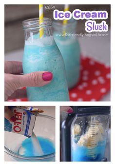 ice cream slush recipe in a blender