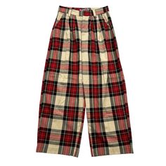 Urban Outfitters Women’s Grandpa Low Rise Baggy Trouser Pant Plaid Color: Red, Dark Green, Yellow, Black, And Oatmeal Light Tan Plaid Vintage Menswear Vibes. Ultra Baggy Style. Urban Outfitters Describes The Fit Of These Pants As: Exaggerated Baggy Silhouette, Low Rise, With A Drapey And Loose Wide Leg That Hits Below The Ankle. Double Pleated. Slash Hand Pockets. Two Rear Welt Pockets. Belt Loops. Zip Fly With Double Bar And Hook Closure. Unlined. 65% Polyester, 33% Viscose, 2% Spandex. Machine Urban Outfitters Trousers, Red Joggers, Vintage Menswear, Houndstooth Pants, Gingham Pants, Relaxed Trousers, Baggy Style, Slack Pants, Tan Plaid