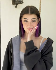 Hair Dyed Underneath, 90s Grunge Hair, Hair Color Underneath, Hair Color Streaks, Best Wallpapers, Hair Streaks, Hair Color Pastel, Hair Color Purple