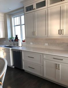 white cabinets Blue Kitchen Remodel, White And Blue Kitchen, Glass Cabinets, White Shaker Cabinets, Real Kitchen, Kitchen Cabinet Remodel, Shaker Cabinets, Kitchen Upgrades, Blue Kitchen