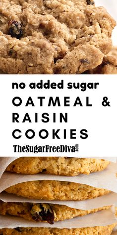 no added sugar oatmeal raisin cookies are the perfect treat for breakfast