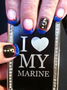 Marine Corp Nails Usmc Party Decorations, Astros Nails, Tennessee Nails