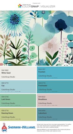 the color scheme for sherylin williams's garden