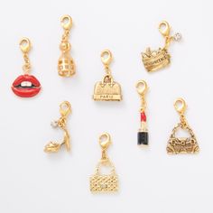 You look fabulous! Charms for everyone who love a red lip and a designer bag 😎 Priced per charm. *Use code CHARMY for 15% off any 3 or more charms!