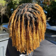 Braid Out Natural Hair, Dreads Short Hair, Headwrap Hairstyles, Blonde Dreadlocks, Blonde Dreads, Best Hair Dye, Blonde Tips