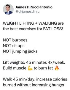 Dr James Dinicolantonio, James Dinicolantonio, Best Exercises, At Home Workout Plan, Weight Workout Plan, Fitness Workout For Women, Wellness Fitness, Athletic Performance, I Work Out