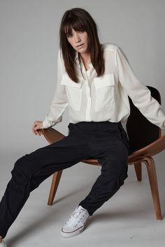 Ruti's On The Loose Work Pants are laid-back chic, uber comfortable and endlessly versatile. The ultra-flattering tapered leg design make for our favorite pant silhouette. Versatile Straight Cargo Pants For Workwear, Relaxed Fit Cargo Pants With Elastic Waistband For Work, Chic Relaxed Fit Cargo Pants For Work, Versatile Relaxed Fit Work Pants, Versatile Relaxed Fit Pants For Work, Chic Relaxed Fit Harem Pants For Work, Chic Harem Pants With Pockets For Workwear, Chic Relaxed Fit Tapered Leg Cargo Pants, Relaxed Fit High-waisted Harem Pants For Work