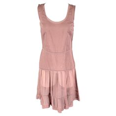 JIL SANDER dress comes in a dust pink cotton featuring a pleated style, double layered, sleeveless, and a side zipper closure. Made in Italy. Good Pre-Owned Condition. Small mark at front. As-Is. Marked: 36 Measurements: Shoulder: 13 inches Bust: 32 inches Waist: 30 inches Hip: 38 inches Length: 35.5 inches Reference: 119308 Category: Dress More Details Brand: JIL SANDER Gender: Female Size: 6 Color: Dust Pink Fabric: Cotton Pattern: Pleated Style: Sleeveless Age Group: Adult Fabric Techniques, Jil Sander Dress, Dust Pink, Avant Garde Fashion, Fashion Fabric, Pink Fabric, Dress Pink, Pink Cotton, Jil Sander