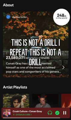 the website for artisplaylist is shown with an image of a person in front of