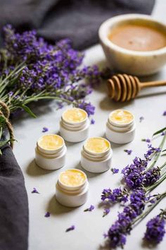 Homemade Honey Lavender Lip Balm | Get Inspired Everyday! Natural Lip Balm Recipe, Medical Garden, Lavender Lip Balm, Homemade Lip Balm Recipe, Diy Lip Balm Recipes, Willow And Sage, Honey Lavender, Lip Scrub Homemade, Lip Balm Recipes