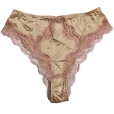 New Satin And Lace Pantie Underwear. Victoria's Secret Pink Brief Bottoms, Victoria's Secret Stretch Bottoms With Lace Trim, Pink Feminine Bottoms With Lace Trim, Feminine Pink Bottoms With Lace Trim, Pink High-cut Leg Stretch Bottoms, Fitted Pink Bottoms With Lace Trim, Victoria's Secret Pink Stretch Bottoms, Victoria's Secret Stretch Beige Bottoms, Pink Stretch Bottoms By Victoria's Secret