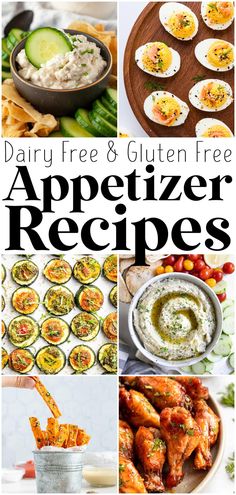 dairy free and gluten free appetizer recipes