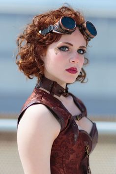 Steampunk Shorts, Steampunk Mode, Dark Circus, Steam Girl, Steampunk Goggles