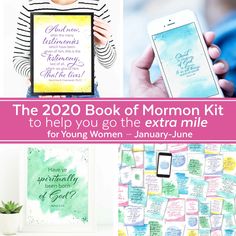 the 2020 book of mormon kit to help you go the extra mile for young women