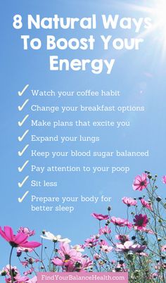 Natural Ways To Boost Your Energy // #health #healthy #coffee #life #detox #mom #diet #foods // http://findyourbalancehealth.com/2013/08/8-natural-ways-to-boost-your-energy-all-day-long Ways To Increase Energy, Natural Liver Detox, Energy Food, Healthy Facts, Coffee Life, Boost Energy Naturally, Detox Tips, Healthy Coffee, Energy Boosters