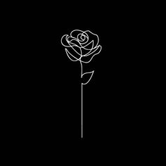 a white rose on a black background with the word love written below it in cursive font