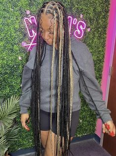 Bhaddie Hairstyle, Dyed Hair Inspiration, Cute Box Braids Hairstyles, Protective Hairstyles Braids