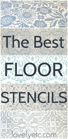 the best floor stencils