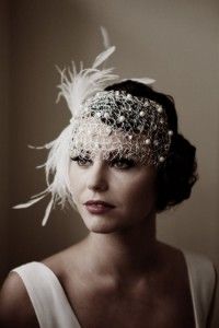 1920s Wedding Theme, 1920s Wedding, Look Retro, Vintage Inspired Wedding, Head Piece