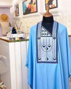 African Mens Wear, Agbada For Men, Blue Range