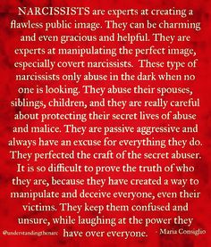 Narcissists perfect their performance, that’s why they get away with everything they do. Life Lessons, Psychology, Life Quotes