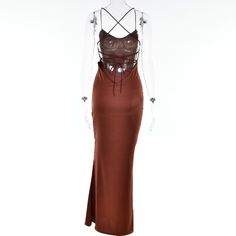 Please refer to our sizing chart for a guideline when choosing a size. 5 business days order processing time. 90% polyester 10% spandex. Summer V-neck Maxi Dress With Lace Back, Fitted Backless Maxi Dress With Crisscross Straps, Strappy Back Lace-up Maxi Dress For Night Out, Fitted Lace Back Backless Slip Dress, Chic Maxi Dress With Crisscross Straps For Date Night, Summer Maxi Dress With Corset Back, Fitted V-neck Slip Dress With Lace Back, Fitted Maxi Dress With Corset Back, V-neck Maxi Dress With Crisscross Straps For Night Out