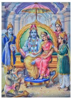 Shri Ram Darbar, Shree Ram Images, साईं बाबा, Ravi Varma, Sita Ram, Lord Rama Images, श्री राम, Sri Rama, Shri Hanuman