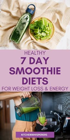 Try the healthiest and best 7-day smoothie diet plans and recipes for weight loss. Explore healthy flat belly detox smoothies, delicious low-calorie coffee smoothies for weight loss, and other easy and yummy smoothies to lose belly fat fast. Best Healthy Smoothie Recipe, Smoothies Vegan, Detox Smoothie Recipes, Smoothie Drink Recipes, Juice Diet, The Smoothie Diet, Smoothie Diet Plans, Diet Challenge