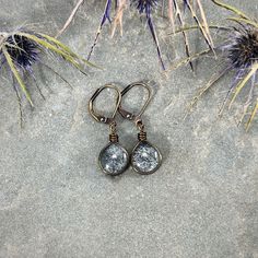 "Gray Glass Whimsigoth Earrings Dark Cottagecore Witchy Earrings, Pastel Goth Iridescent Glass Fairycore Grunge Girlfriend Gift ✨Glass: Transparent Gray glass and silver dichroic glass. See the Matching Necklace here: https://www.etsy.com/listing/1548812434/fairy-grunge-dainty-teardrop-gray?click_key=8e21030493aa38244f39ab5b5a3da968356a3373%3A1548812434&click_sum=b8a4a672&ref=shop_home_active_25&frs=1&sca=1&sts=1 🖤See More Goth Jewelry Here: https://www.etsy.com/shop/WeatheredHeather?ref=shop-h Silver Fairy Grunge Earrings For Gift, Fairy Grunge Silver Earrings For Gift, Handmade Fairy Grunge Jewelry, Fairy Grunge Dangle Earrings Gift, Nickel Free Adjustable Mystical Earrings, Clear Metal Earrings For Gifts, Clear Metal Earrings For Gift, Adjustable Hypoallergenic Metal Crystal Earrings, Grunge Girlfriend